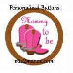 Baby Owl Buttons Personaliz..